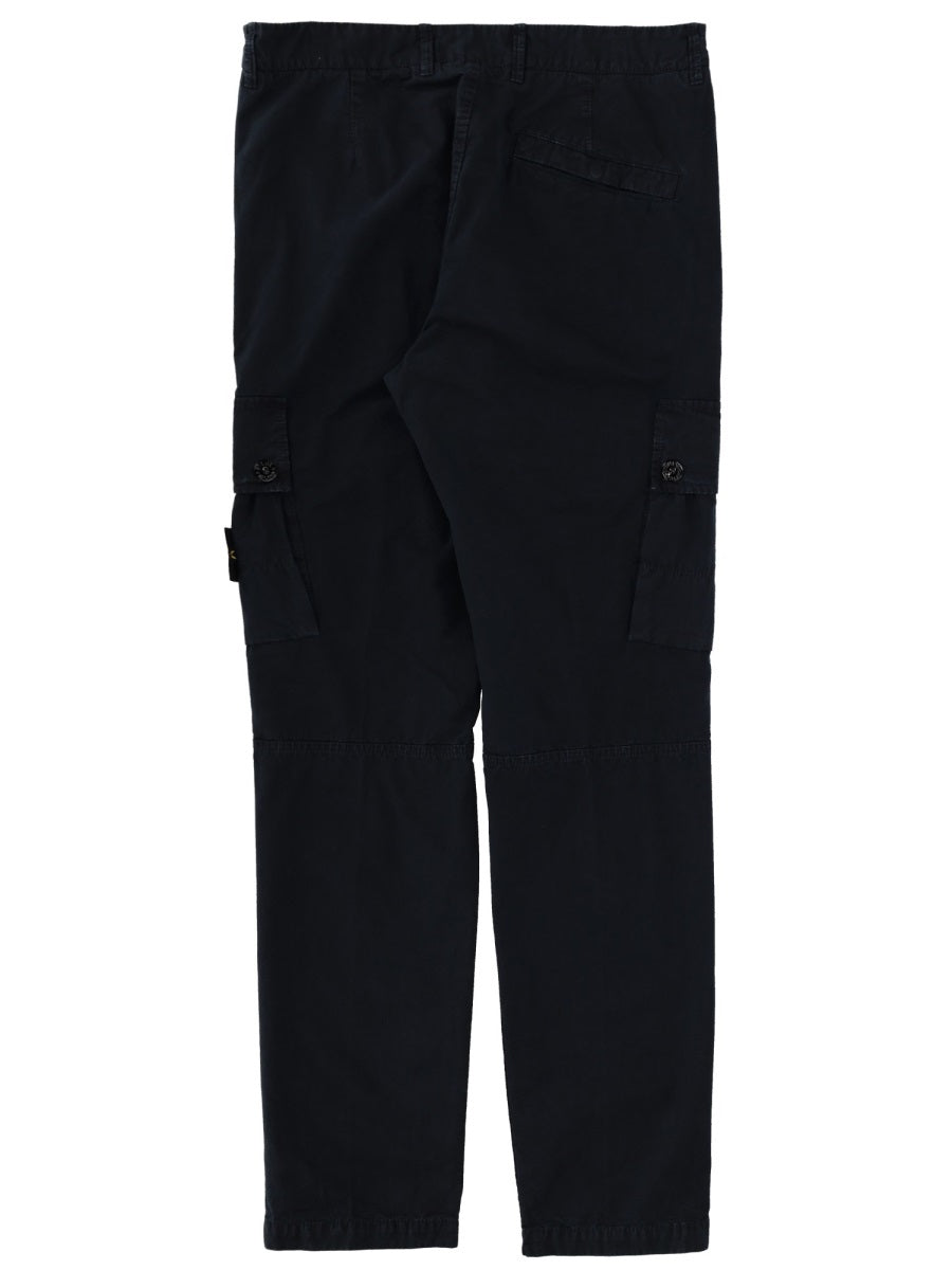 Stone Island Men Cargo Pants With Logo Patch STONE ISLAND