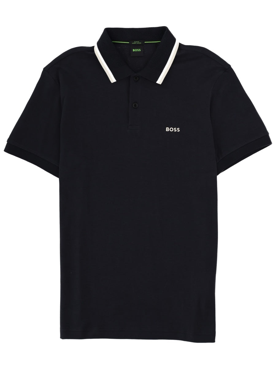 Boss Men Polo With Logo BOSS