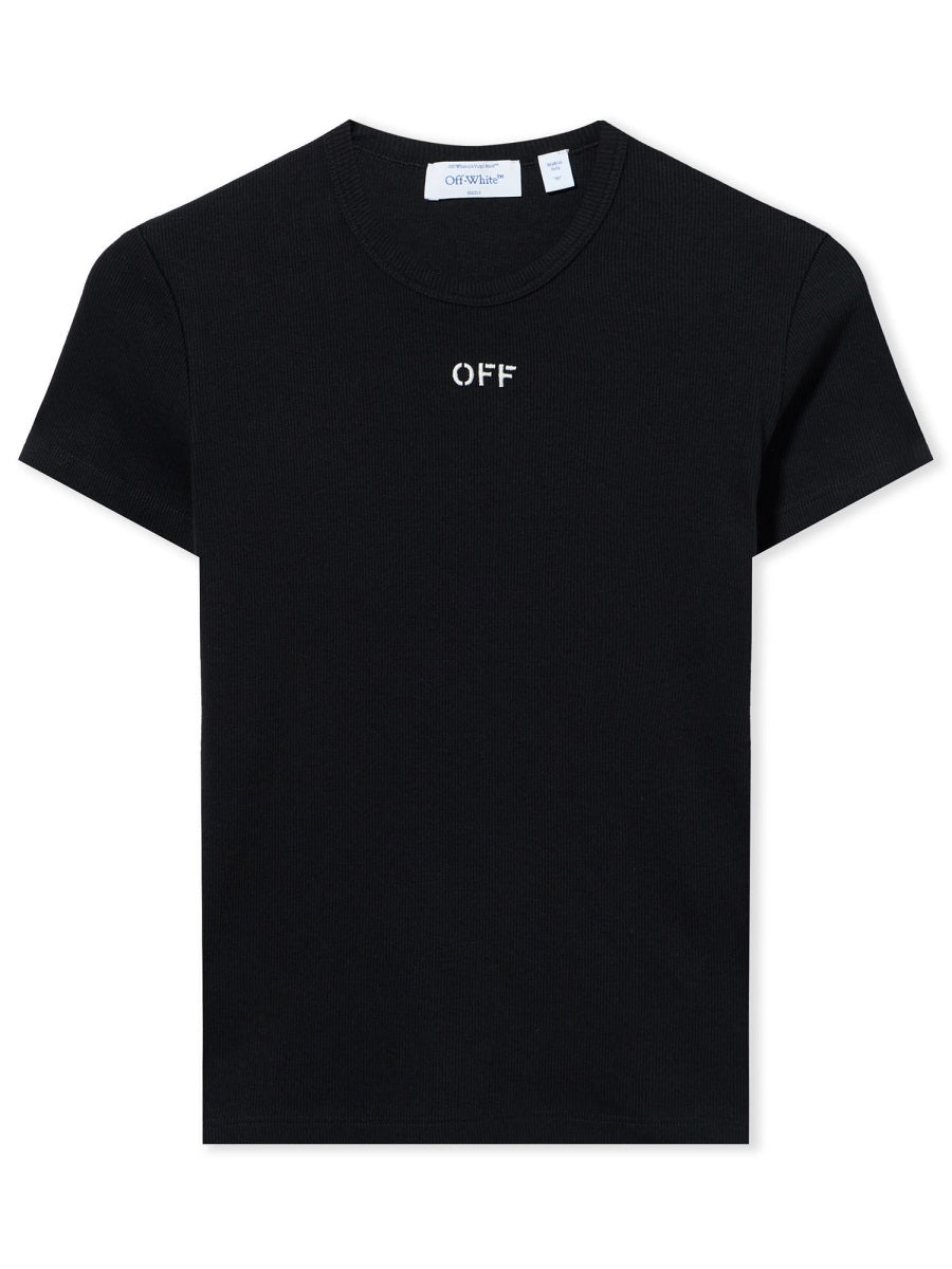 Off-White Women Basic T-Shirt With Logo OFF-WHITE
