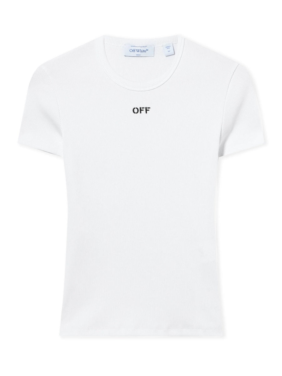 Off-White Women Basic T-Shirt With Logo