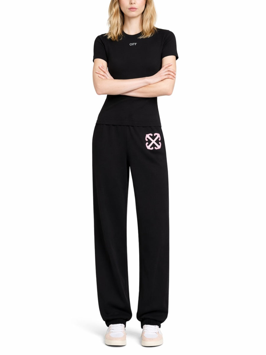 Off-White Women Basic T-Shirt With Logo OFF-WHITE