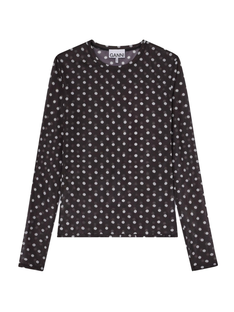 Ganni Women Long-Sleeved Top GANNI