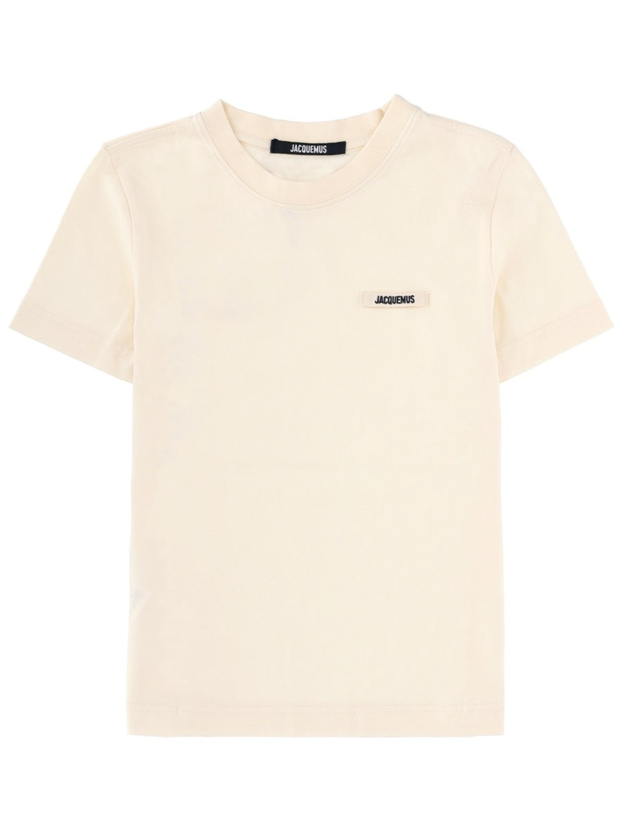 Jacquemus Women Grosgrain Short Sleeve T-Shirt JACQUEMUS