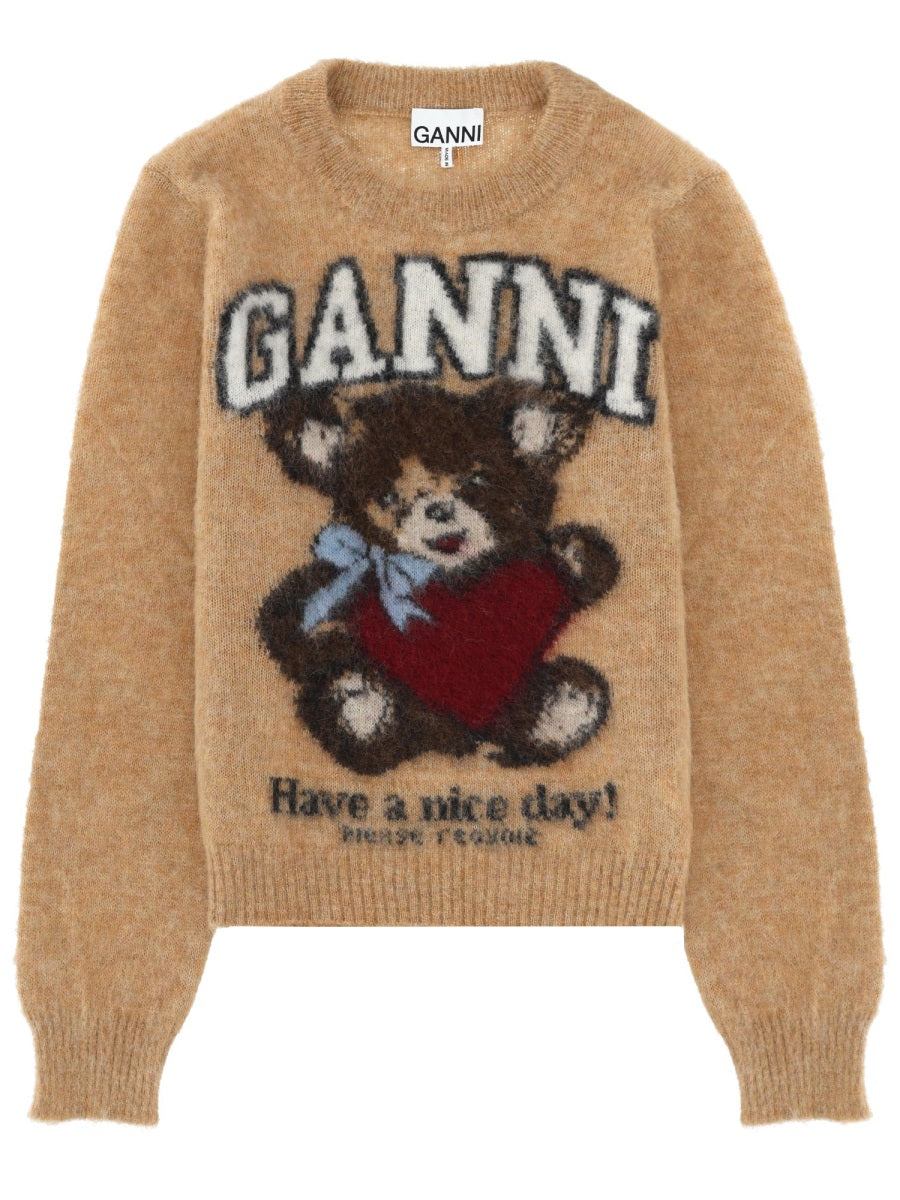 Ganni Women Shirt With Print GANNI