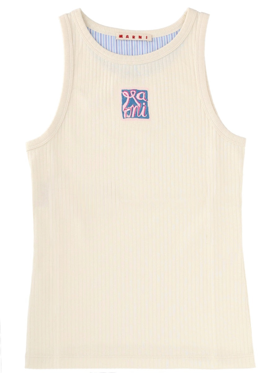 Marni Women Tank Top With Logo