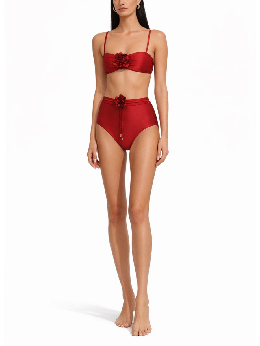 Zimmermann Women "Cascadian" Flower Bikini Top ZIMMERMANN
