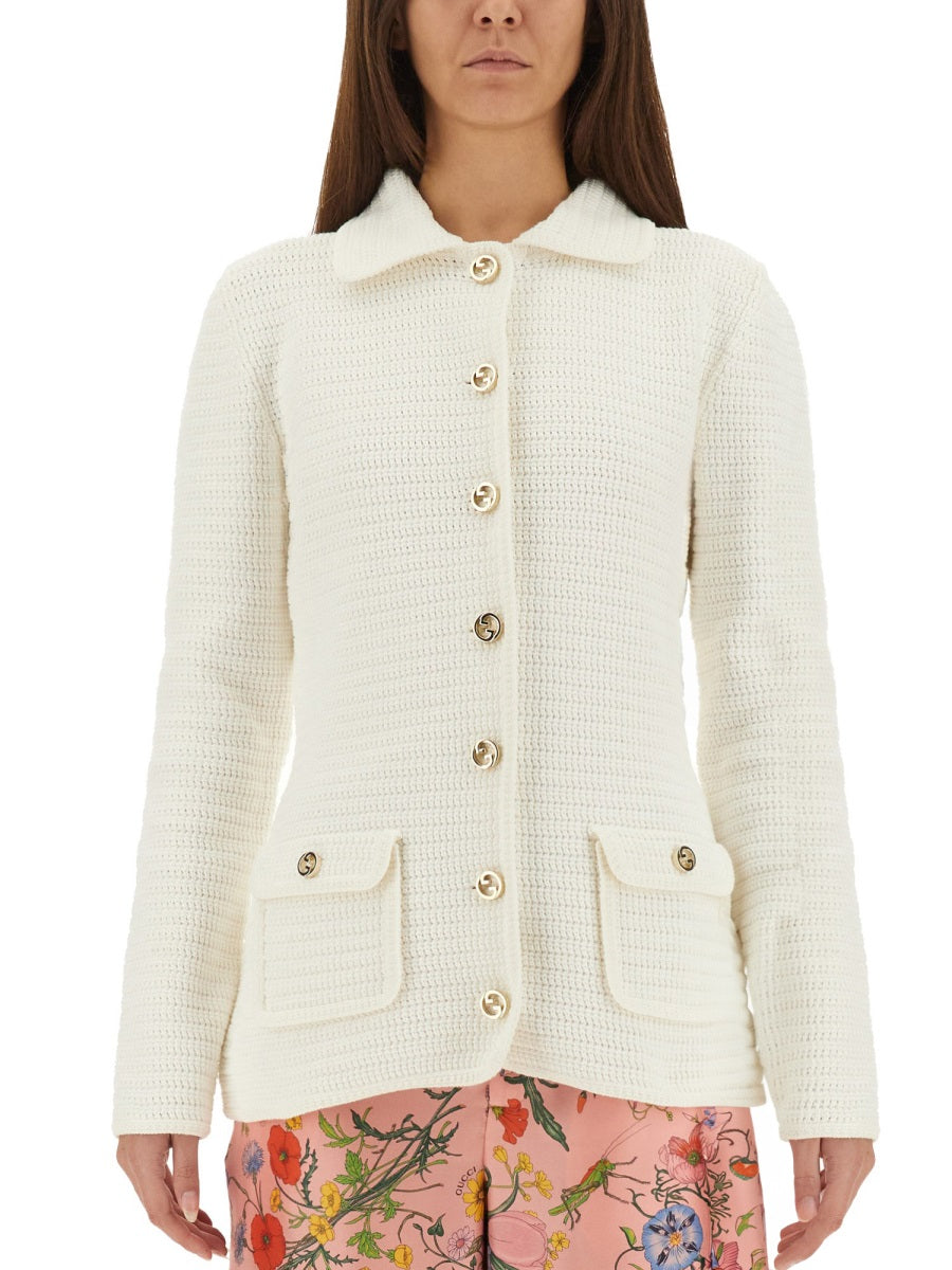Gucci Women Fine Cotton Cardigan GUCCI