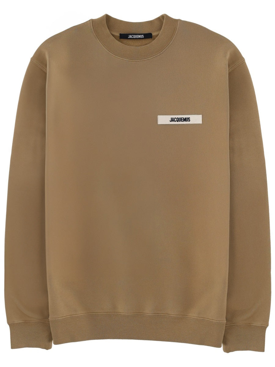 Jacquemus Men Grosgrain Logo Sweatshirt