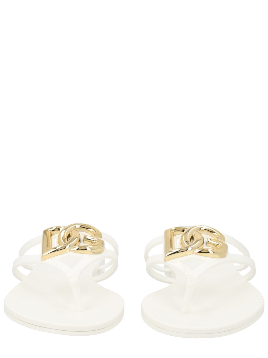 Dolce & Gabbana Women Slide With Logo DOLCE & GABBANA