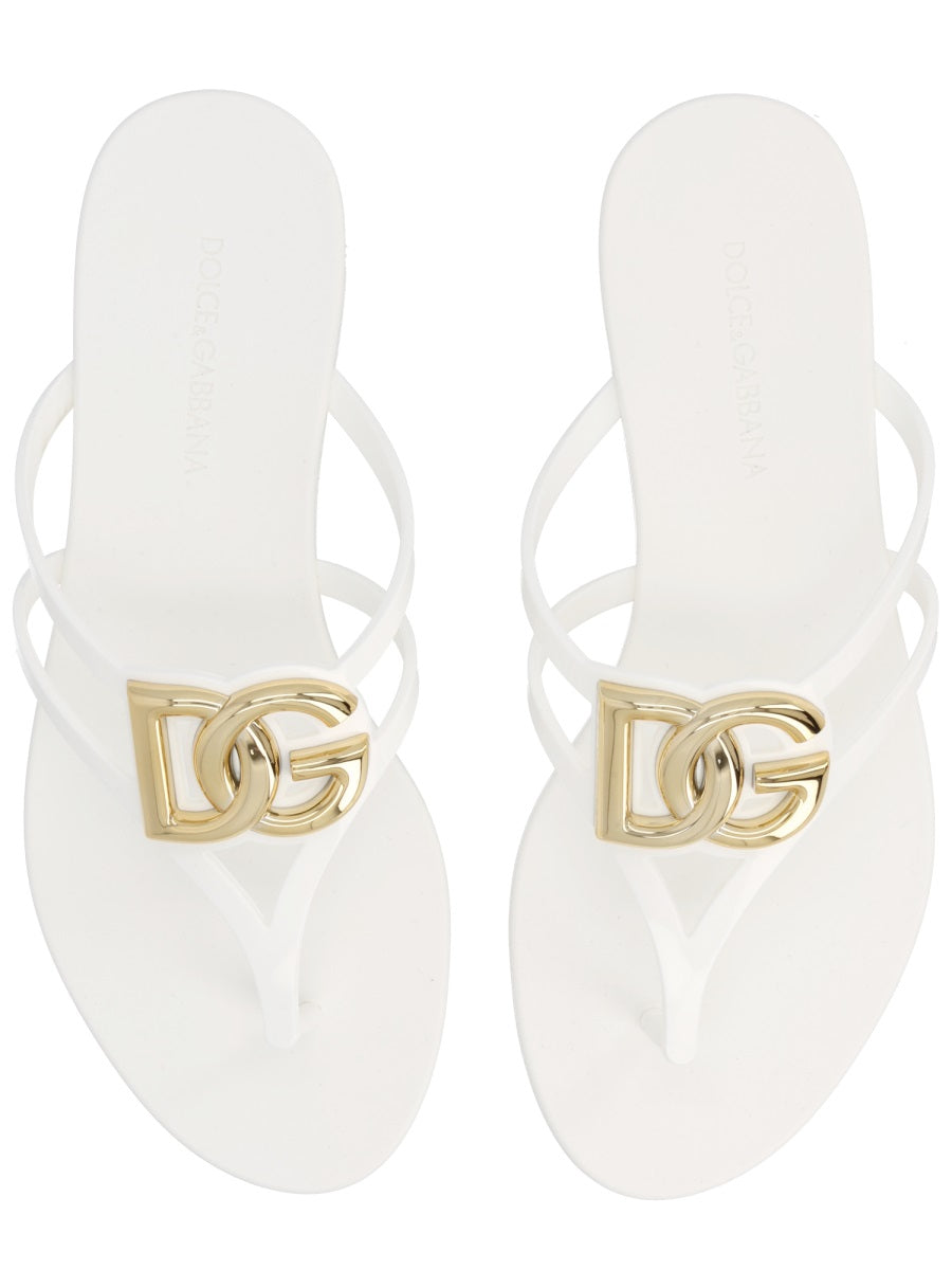 Dolce & Gabbana Women Slide With Logo DOLCE & GABBANA
