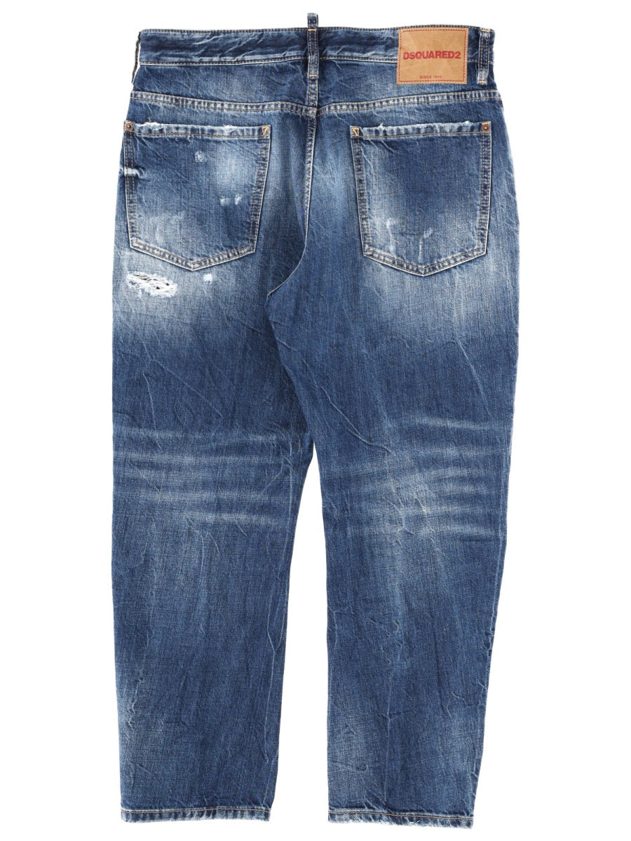 Dsquared Men Jeans With "Destroyed" Details DSQUARED2
