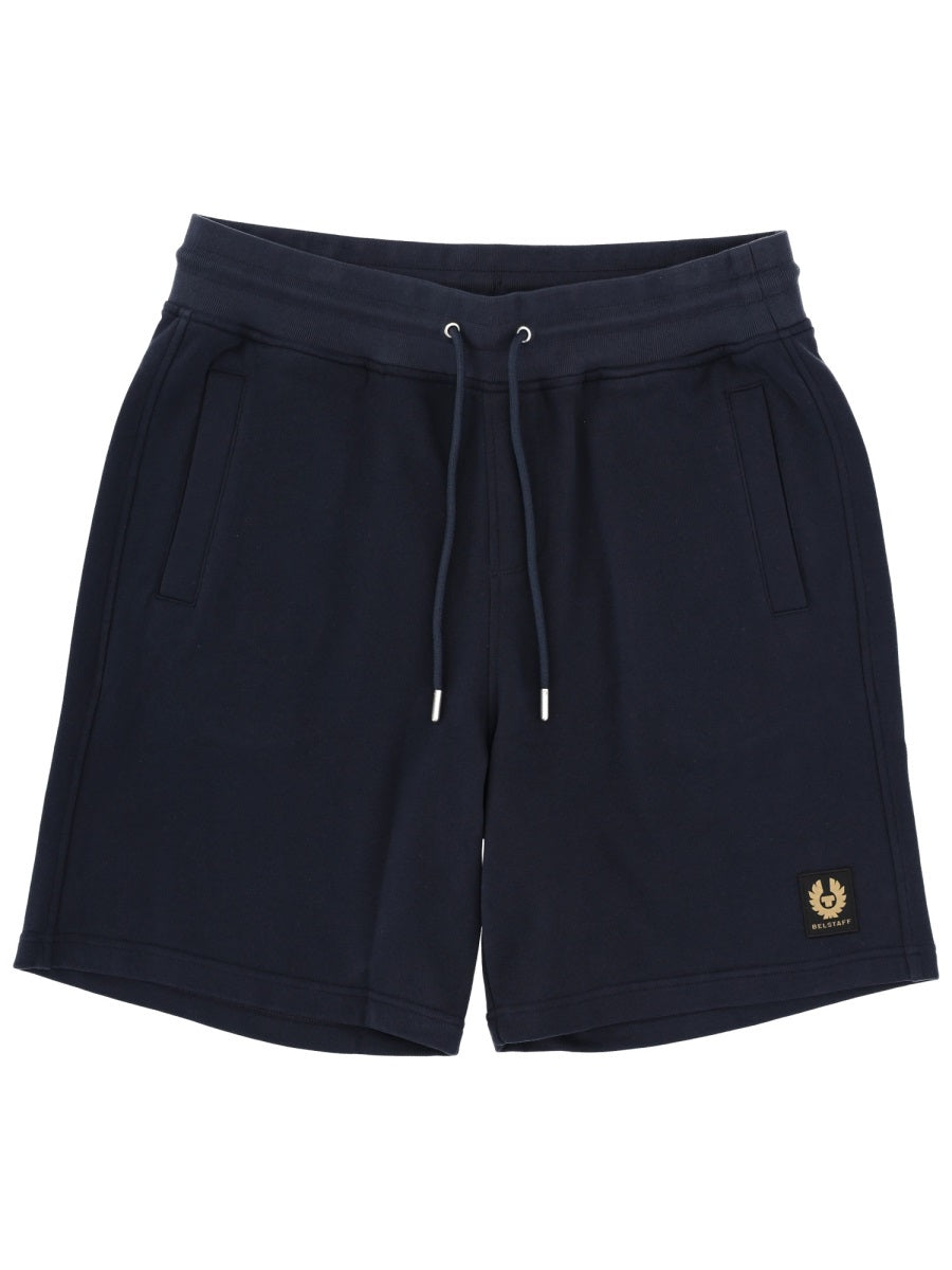 Belstaff Men Shorts With Logo BELSTAFF