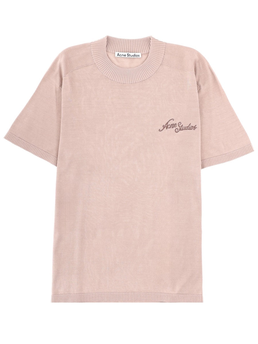 Acne Studios Men T-Shirt With Logo ACNE STUDIOS