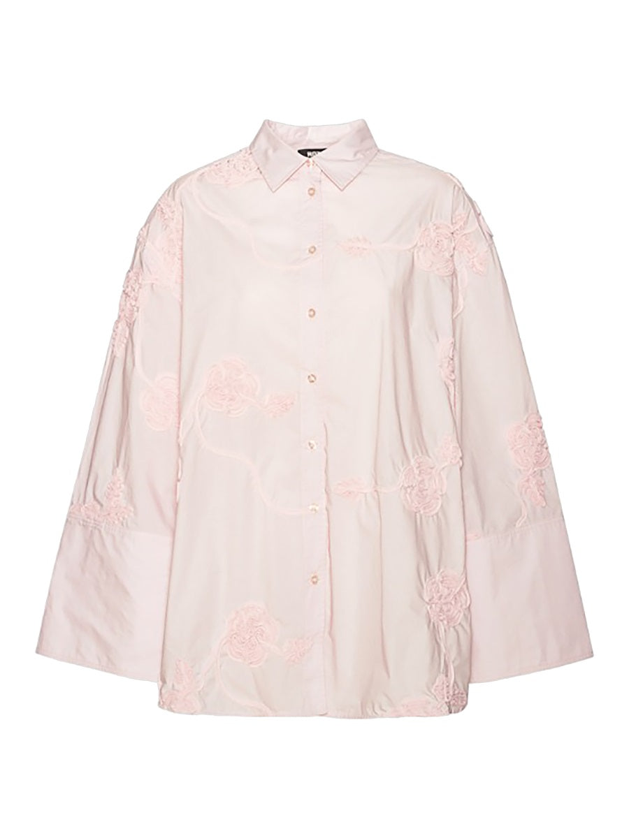 Rotate Women Oversized Shirt With Floral Details ROTATE