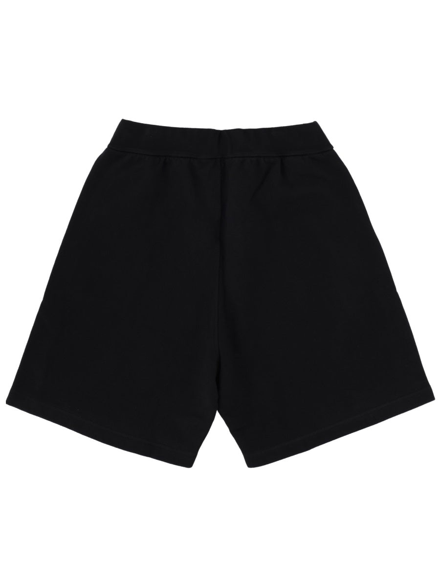 Dsquared Men Shorts With Logo Embroidery DSQUARED2