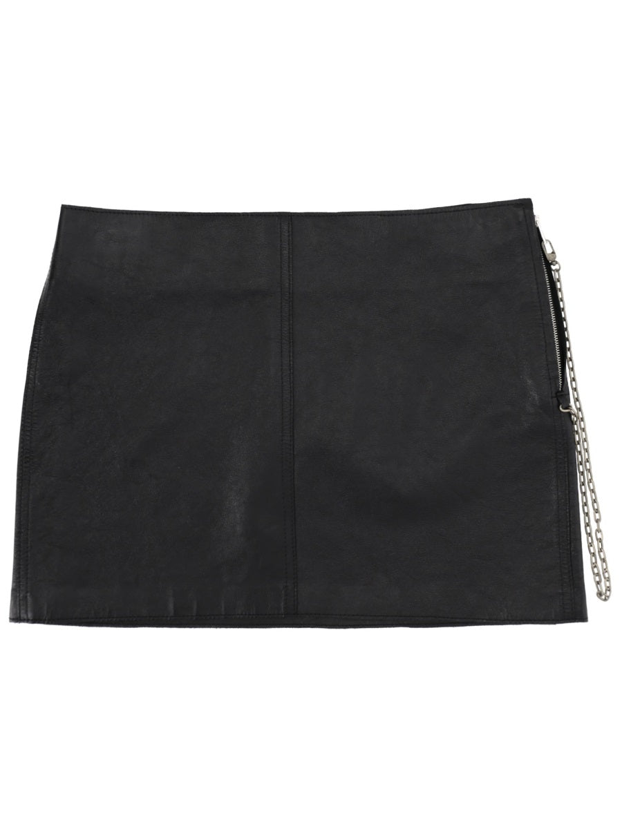 Alexander Wang Women Leather Miniskirt ALEXANDER WANG