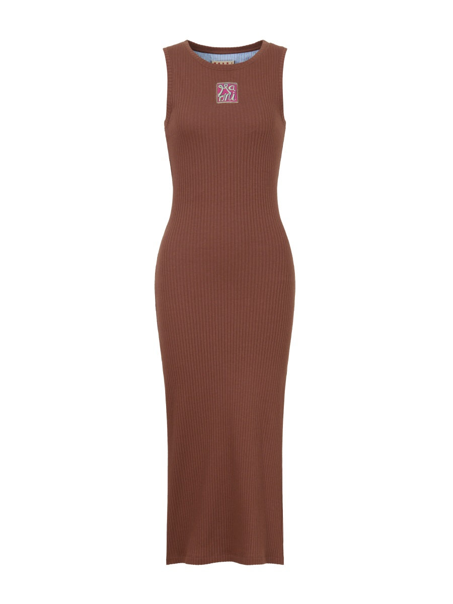 Marni Women "Marni Frame" Logo Midi Dress MARNI