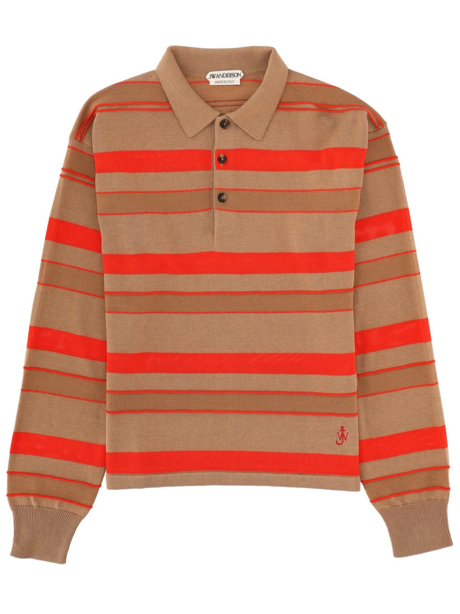 Jw Anderson Women Polo Shirt With Logo J.W. ANDERSON