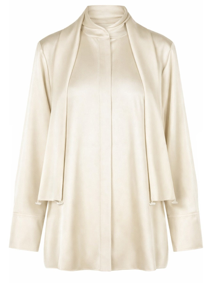 Jil Sander Women "132" Shirt With Bow JIL SANDER