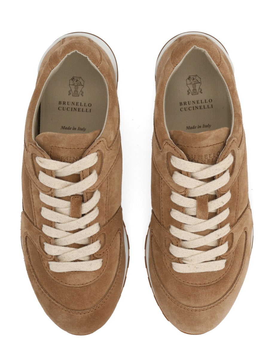 Brunello Cucinelli Women Suede Sneaker BRUNELLO CUCINELLI