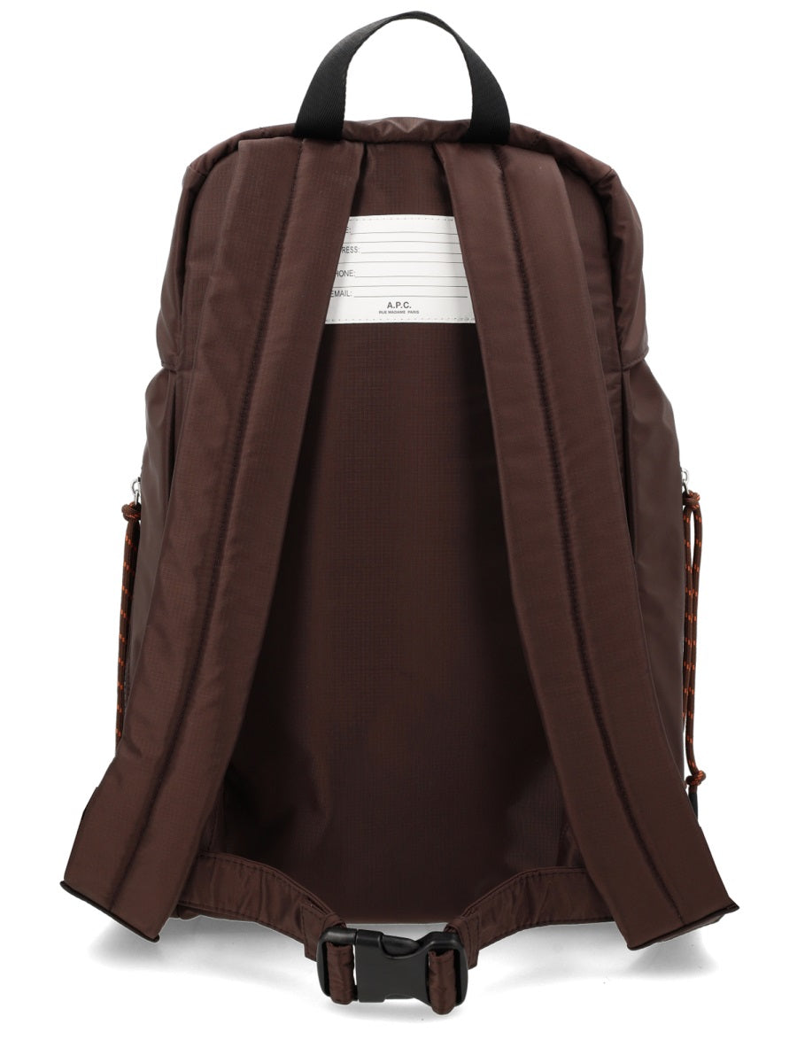 A.P.C. Men Backpack "Trek" With Logo A.P.C.