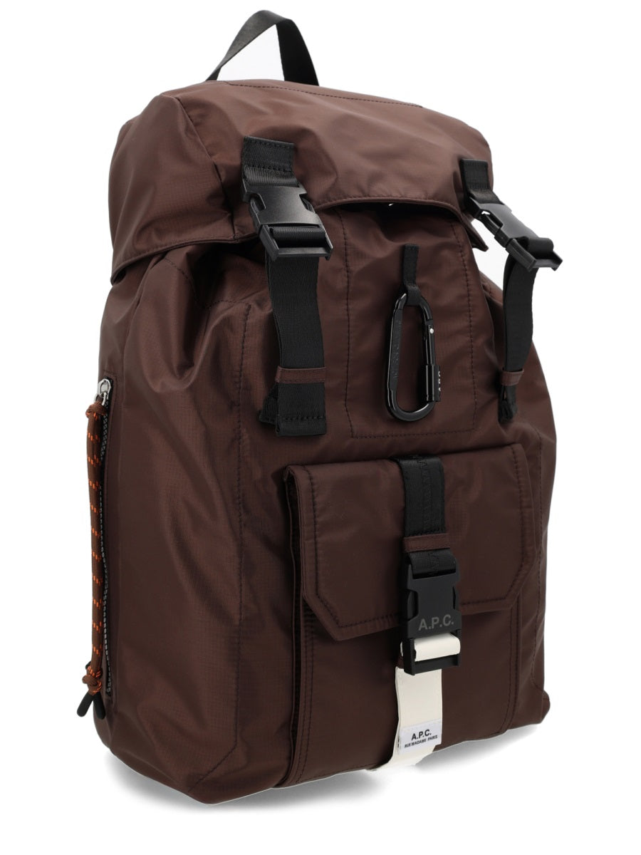 A.P.C. Men Backpack "Trek" With Logo A.P.C.
