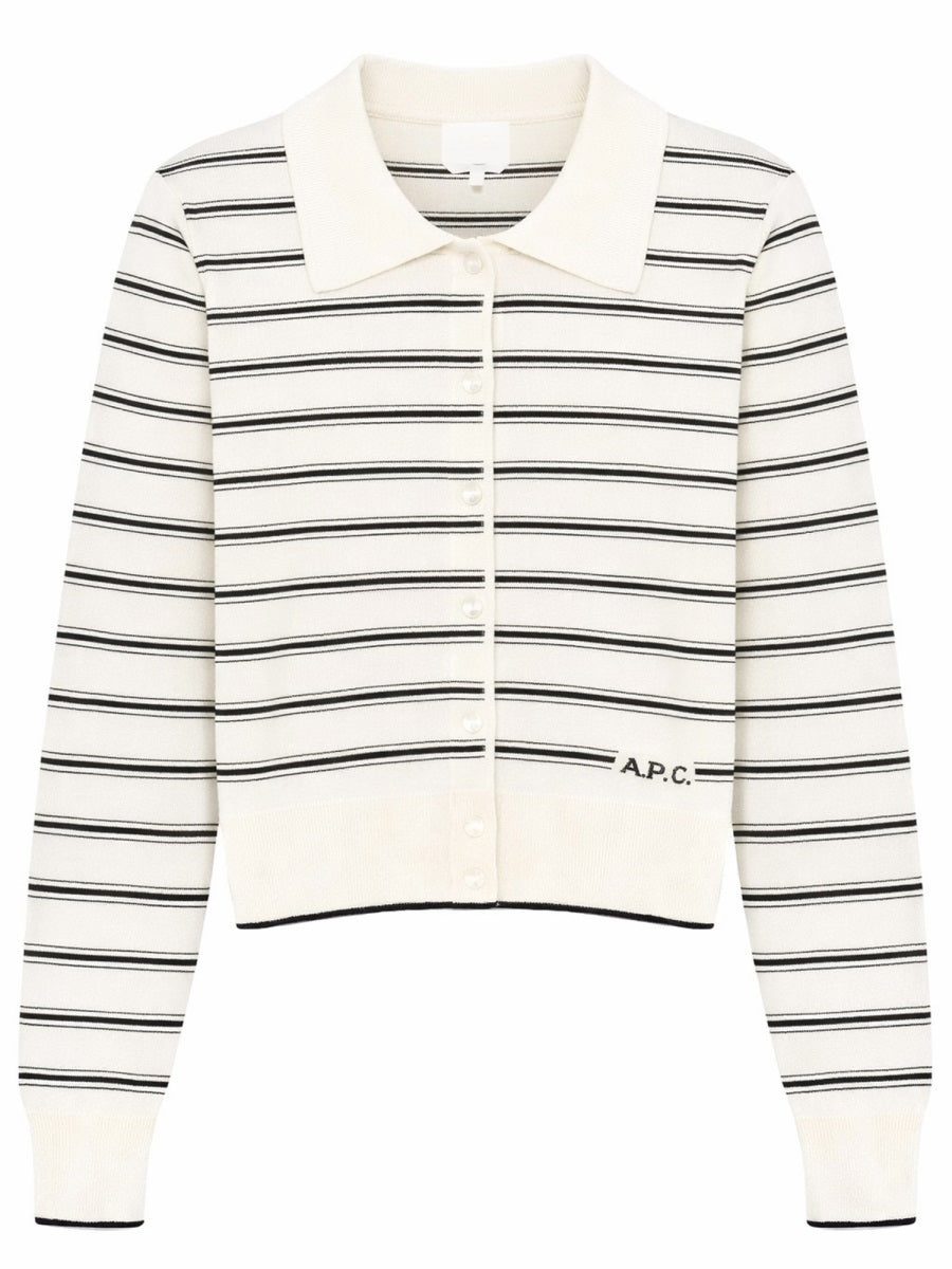 A.P.C. Women Cardigan With Polo Collar A.P.C.