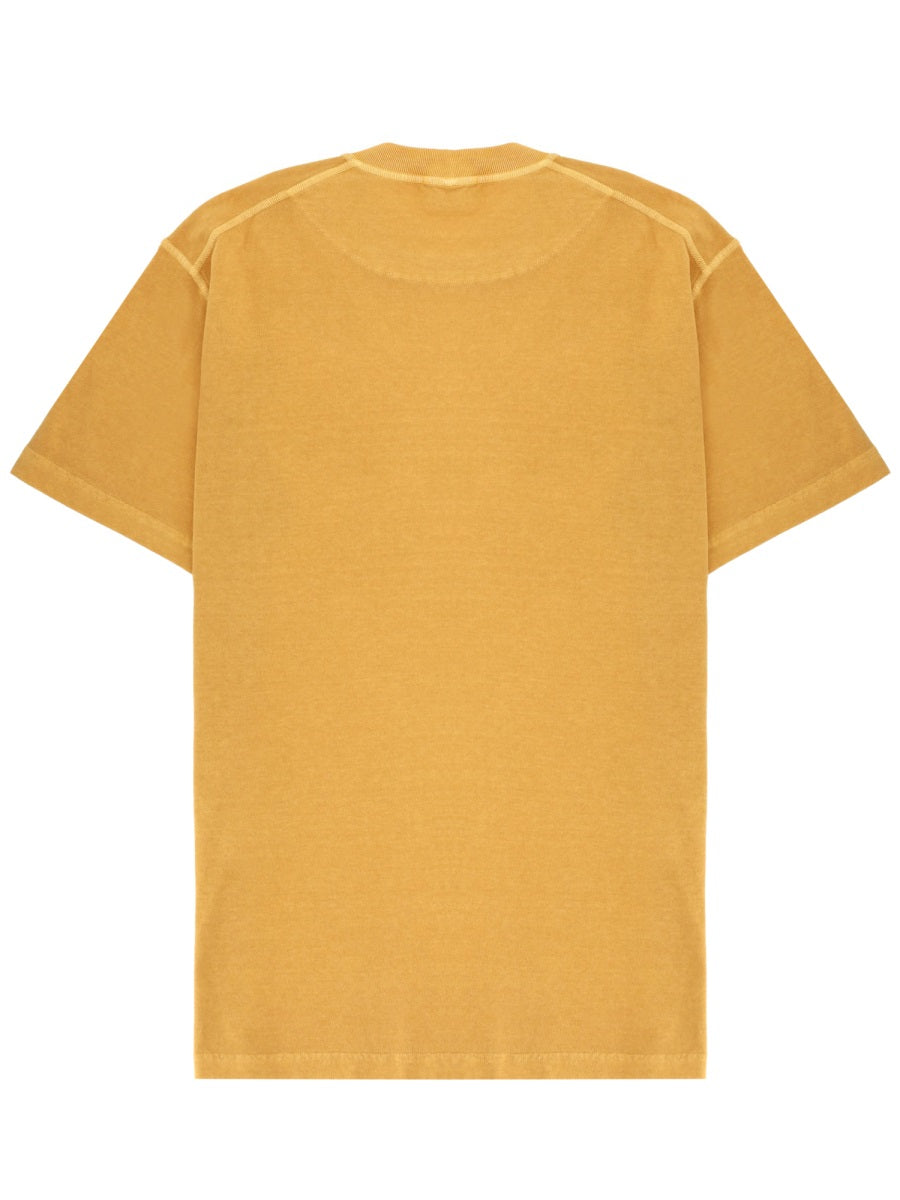 Stone Island Men T-Shirt With Logo Patch STONE ISLAND