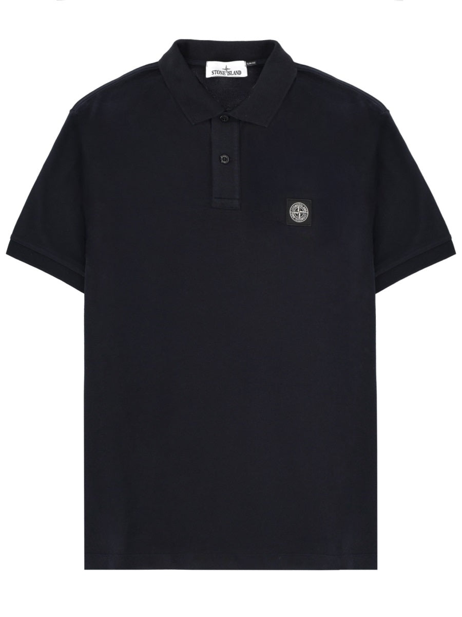 Stone Island Men Polo With Logo STONE ISLAND