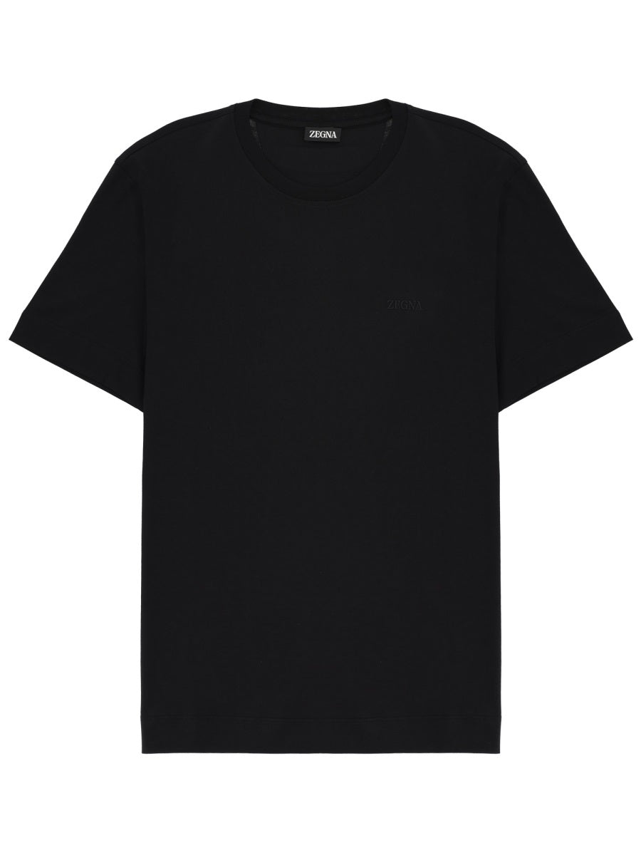 Zegna Men T-Shirt With Logo ZEGNA
