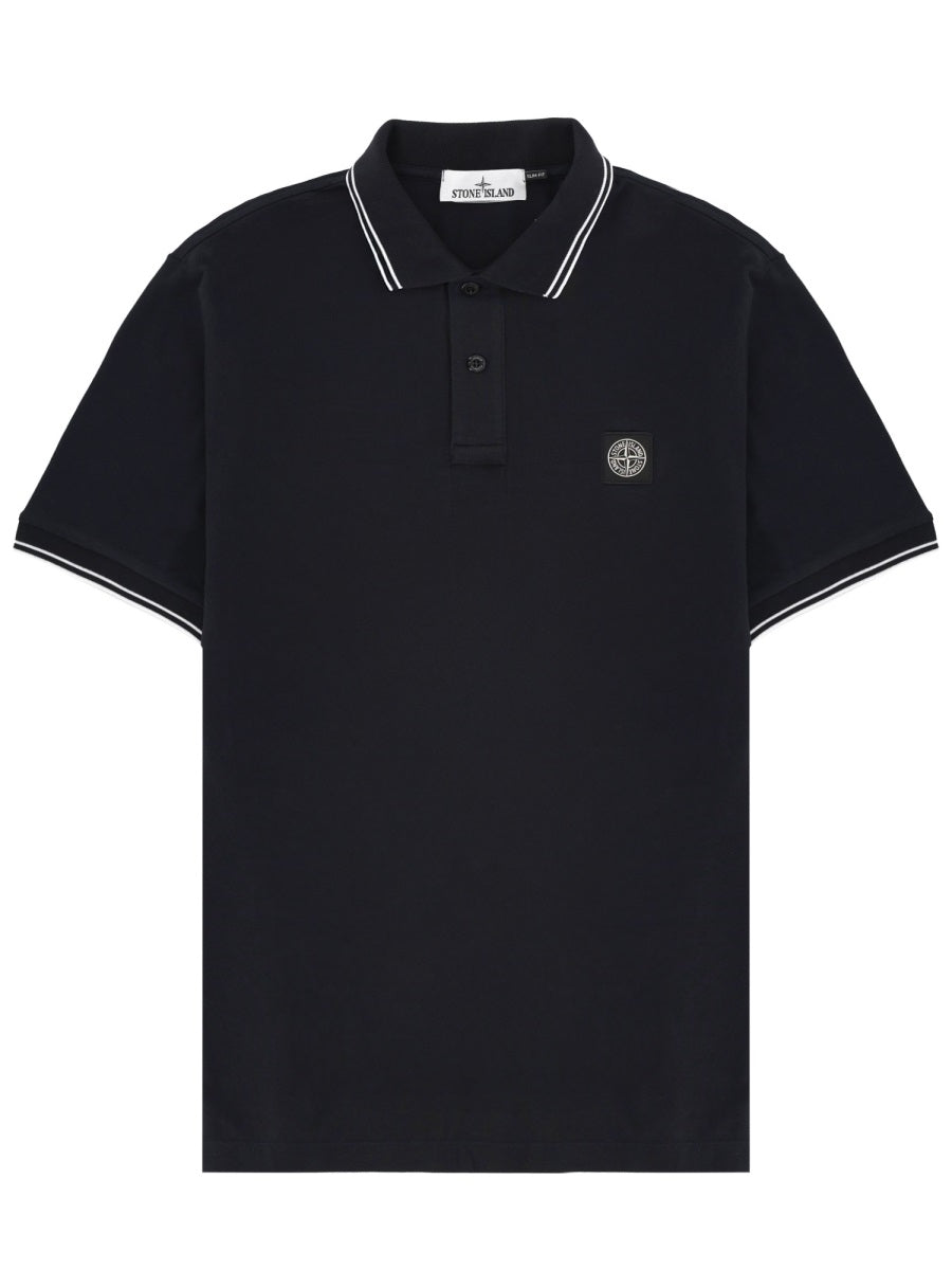 Stone Island Men Polo With Logo STONE ISLAND