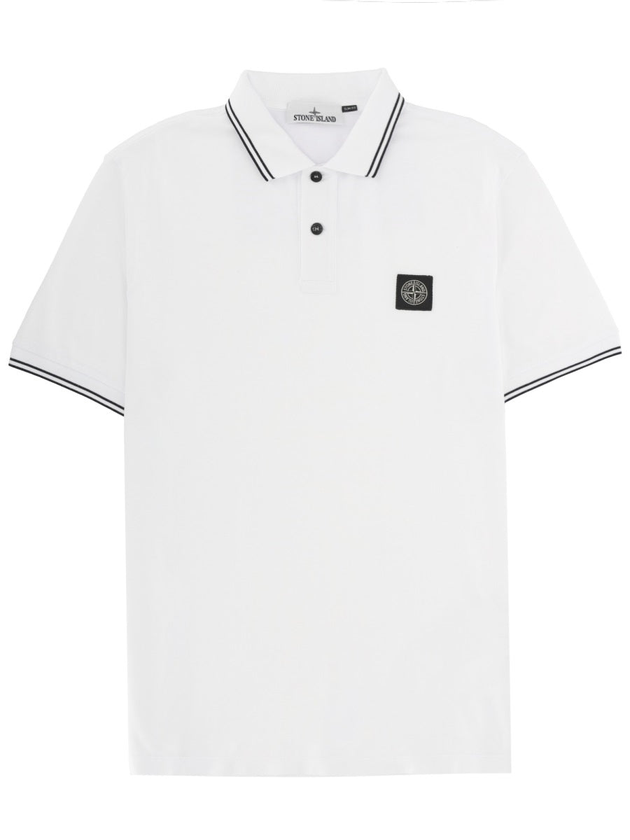 Stone Island Men Polo With Logo STONE ISLAND