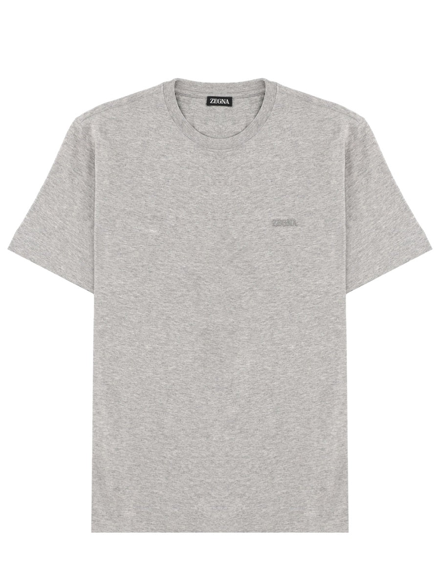 Zegna Men T-Shirt With Logo ZEGNA