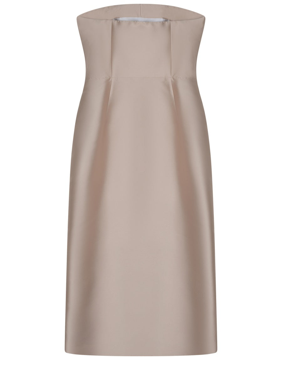 Alberta Ferretti Women Midi Dress With Drape ALBERTA FERRETTI