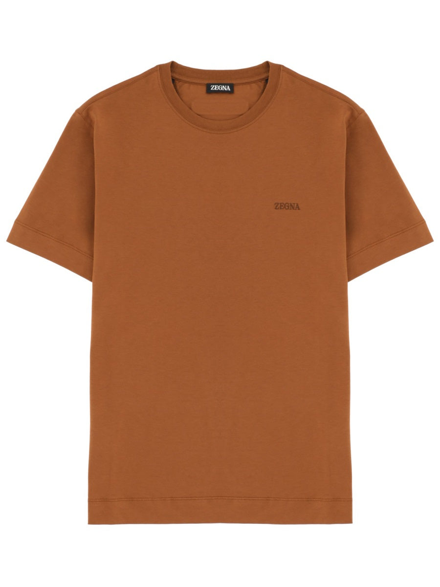 Zegna Men T-Shirt With Logo