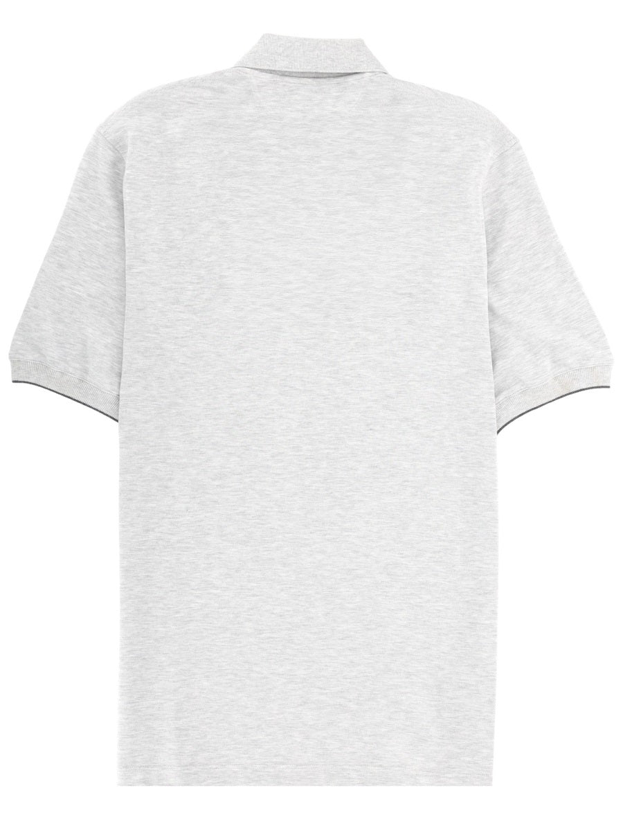 Brunello Cucinelli Men Polo With Logo
