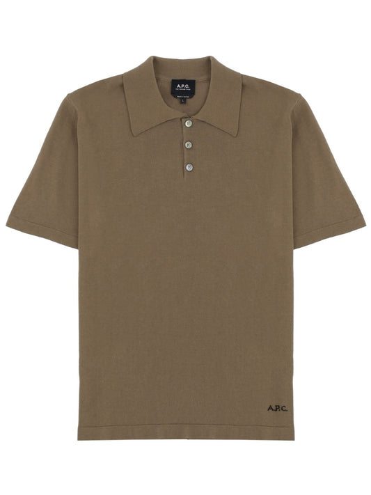 A.P.C. Men Polo With Logo