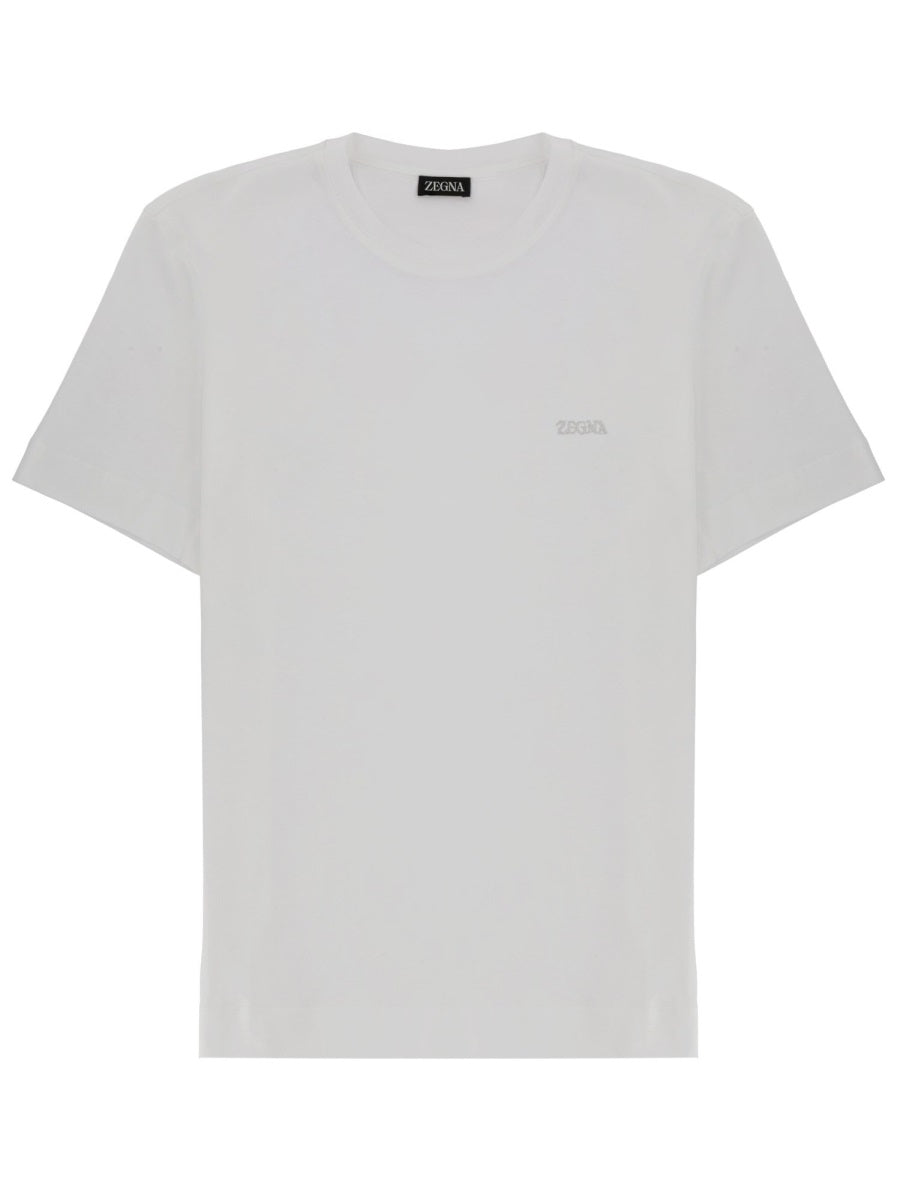 Zegna Men T-Shirt With Logo ZEGNA