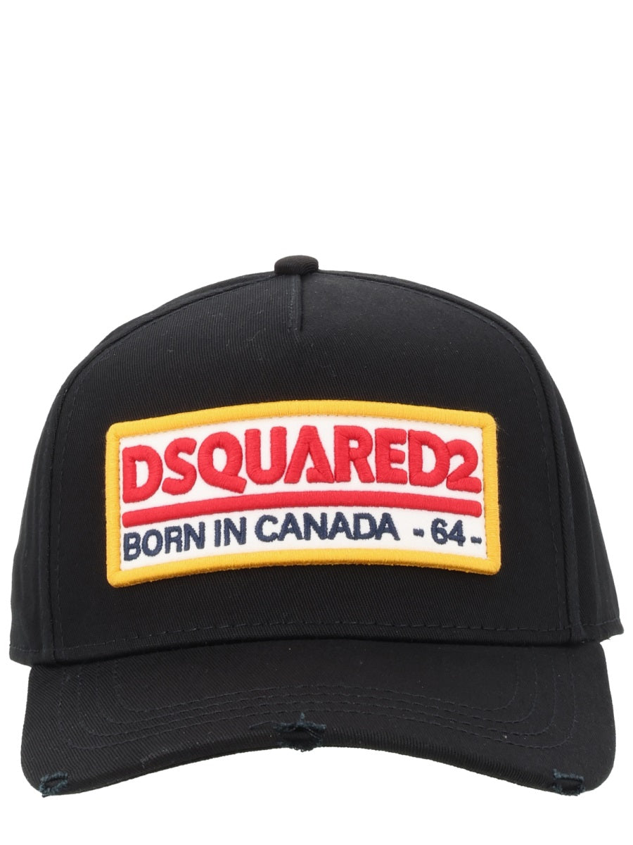Dsquared Men Baseball Hat With Logo Patch DSQUARED2