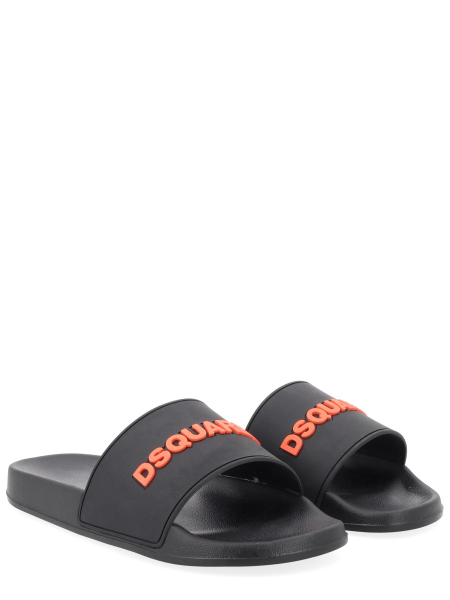 Dsquared Men Sandal With Logo DSQUARED2