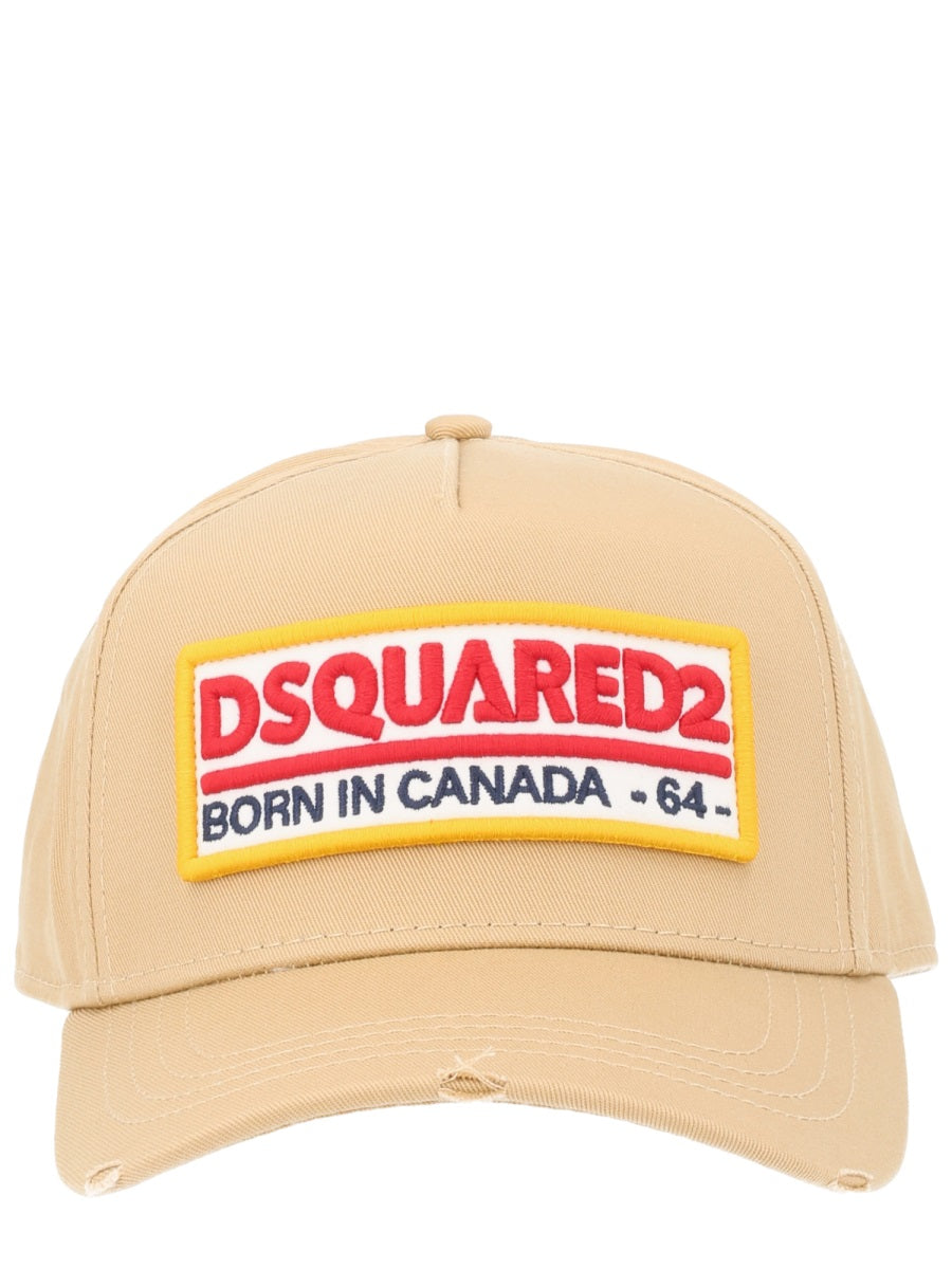 Dsquared Men Baseball Hat With Logo Patch DSQUARED2