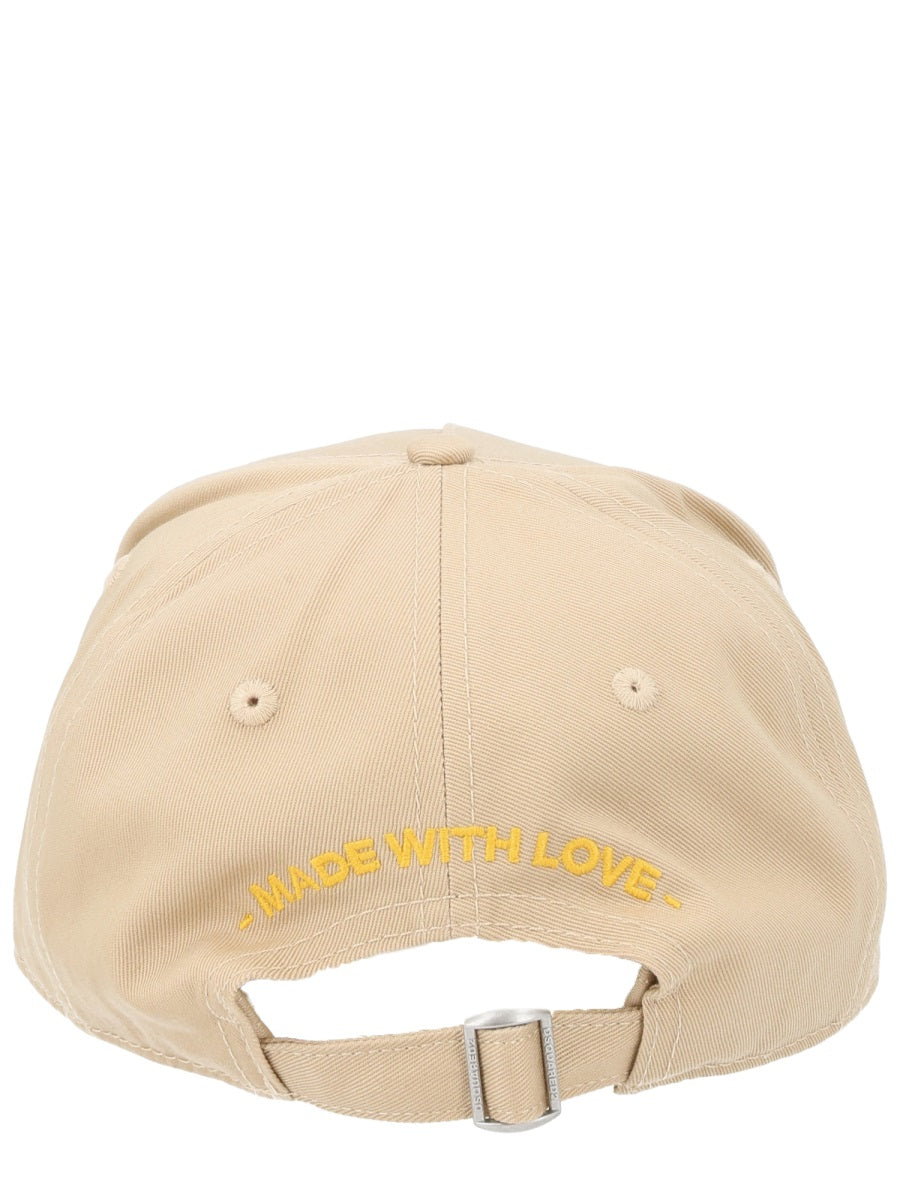 Dsquared Men Baseball Hat With Logo Patch DSQUARED2