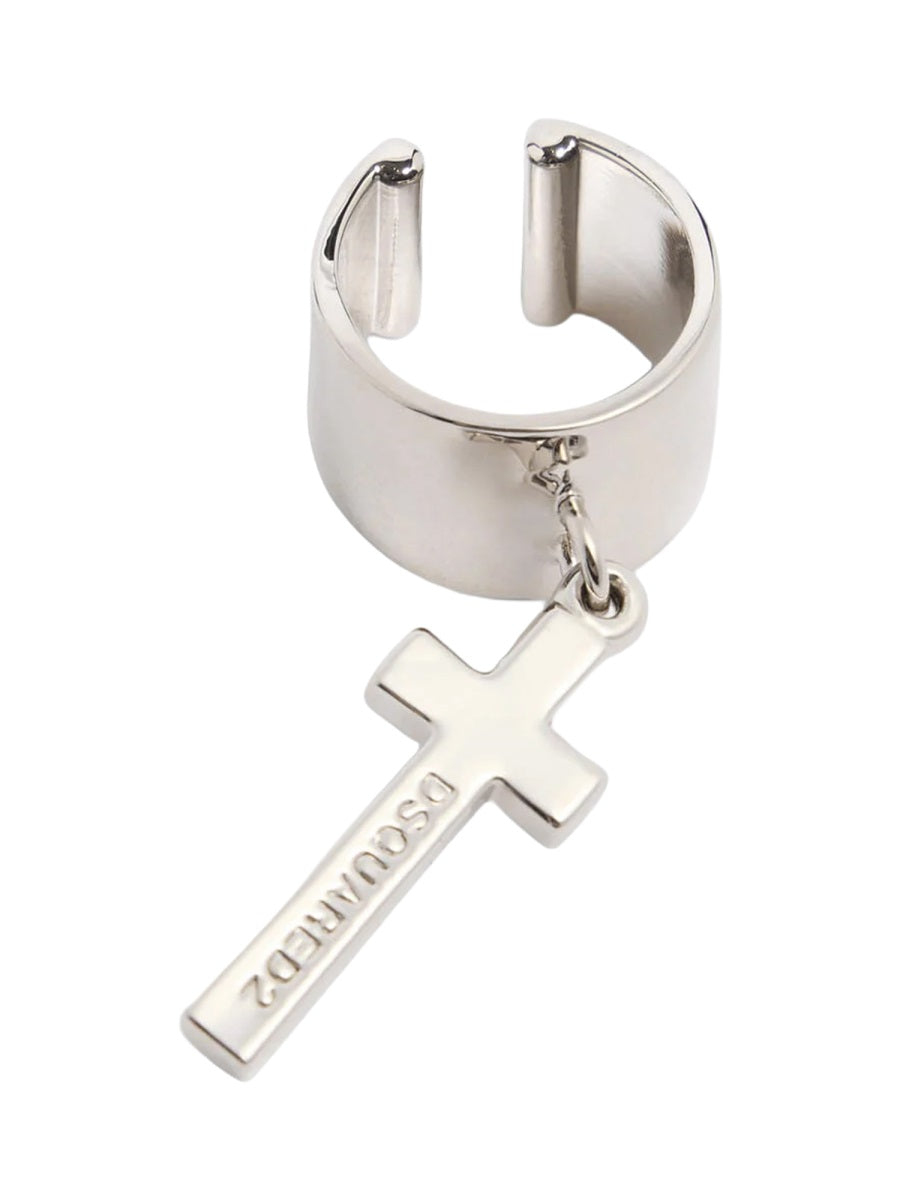 Dsquared Men Earring With Cross DSQUARED2