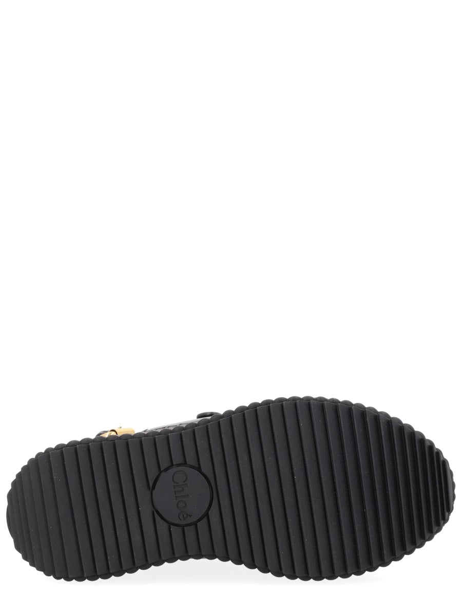 Chloé Women Sandal "Nama" With Wedge CHLOE