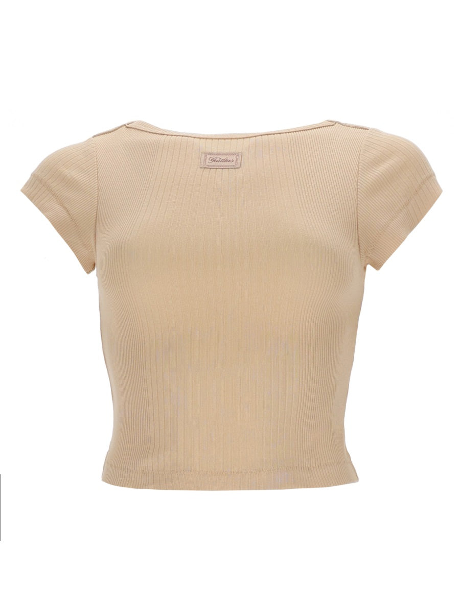 Jean Paul Gaultier Women Top With Logo Patch JEAN PAUL GAULTIER