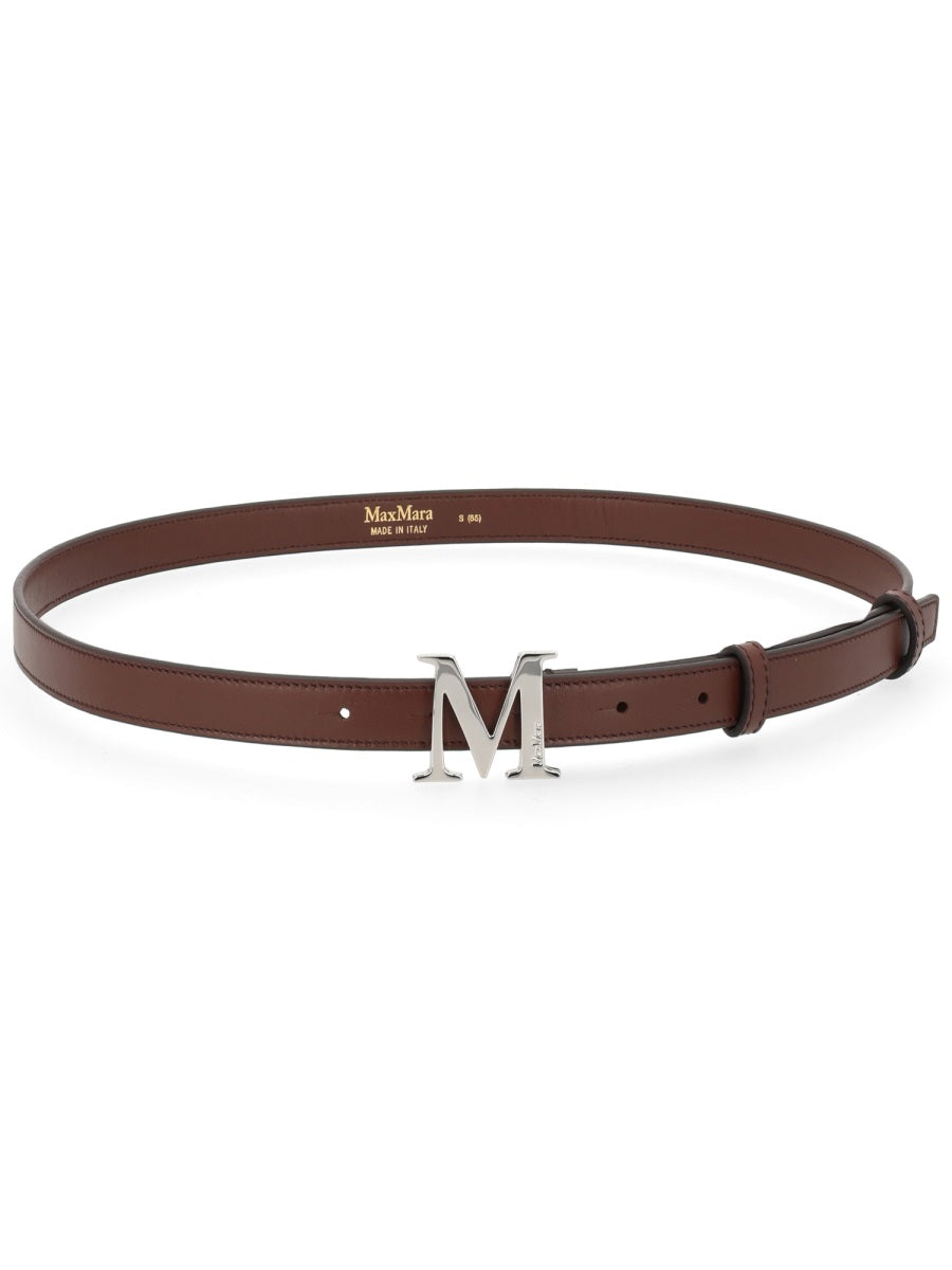 Max Mara Women Belt With Logo Buckle MAX MARA