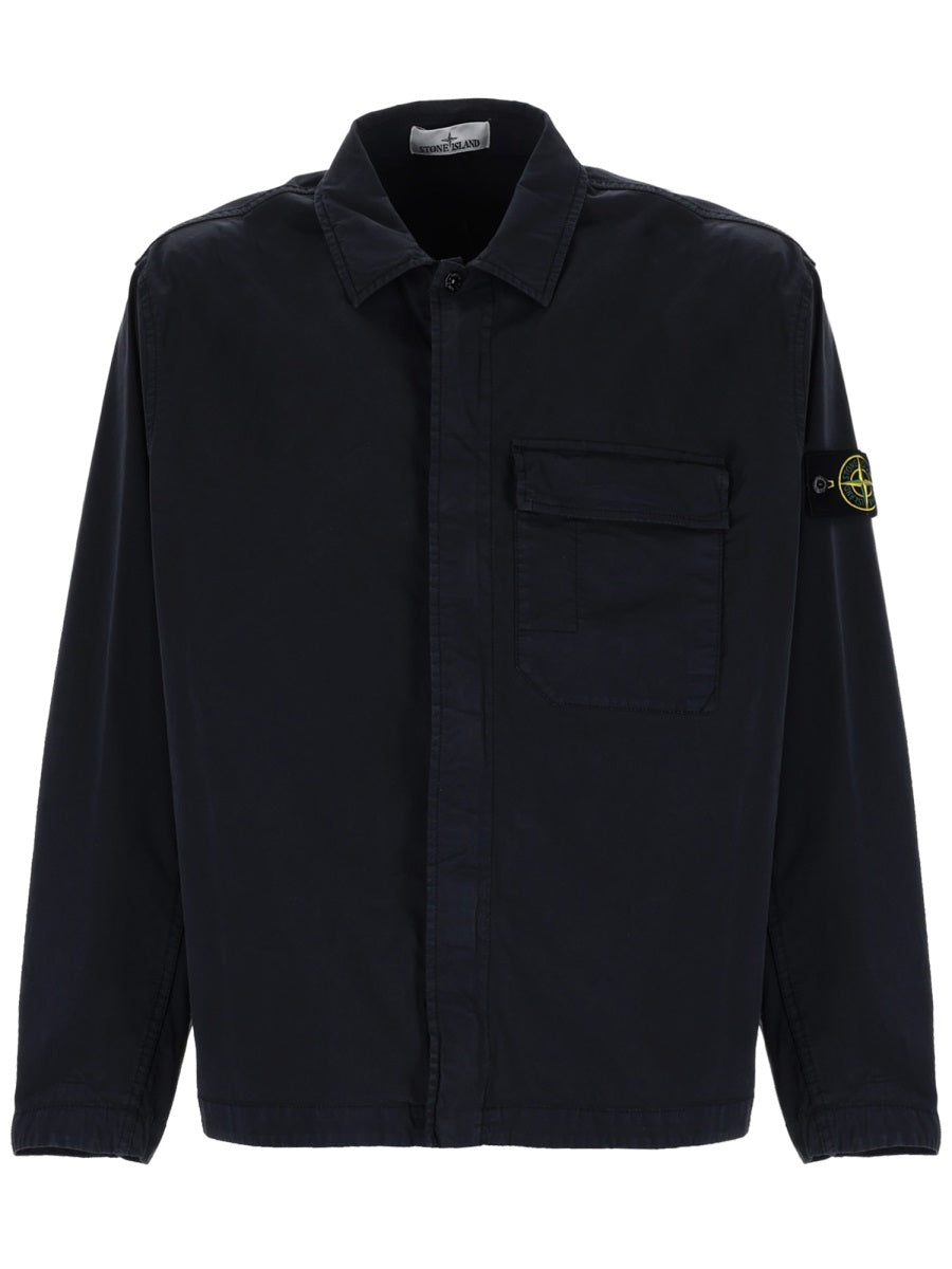 Stone Island Men Cotton Overshirt STONE ISLAND