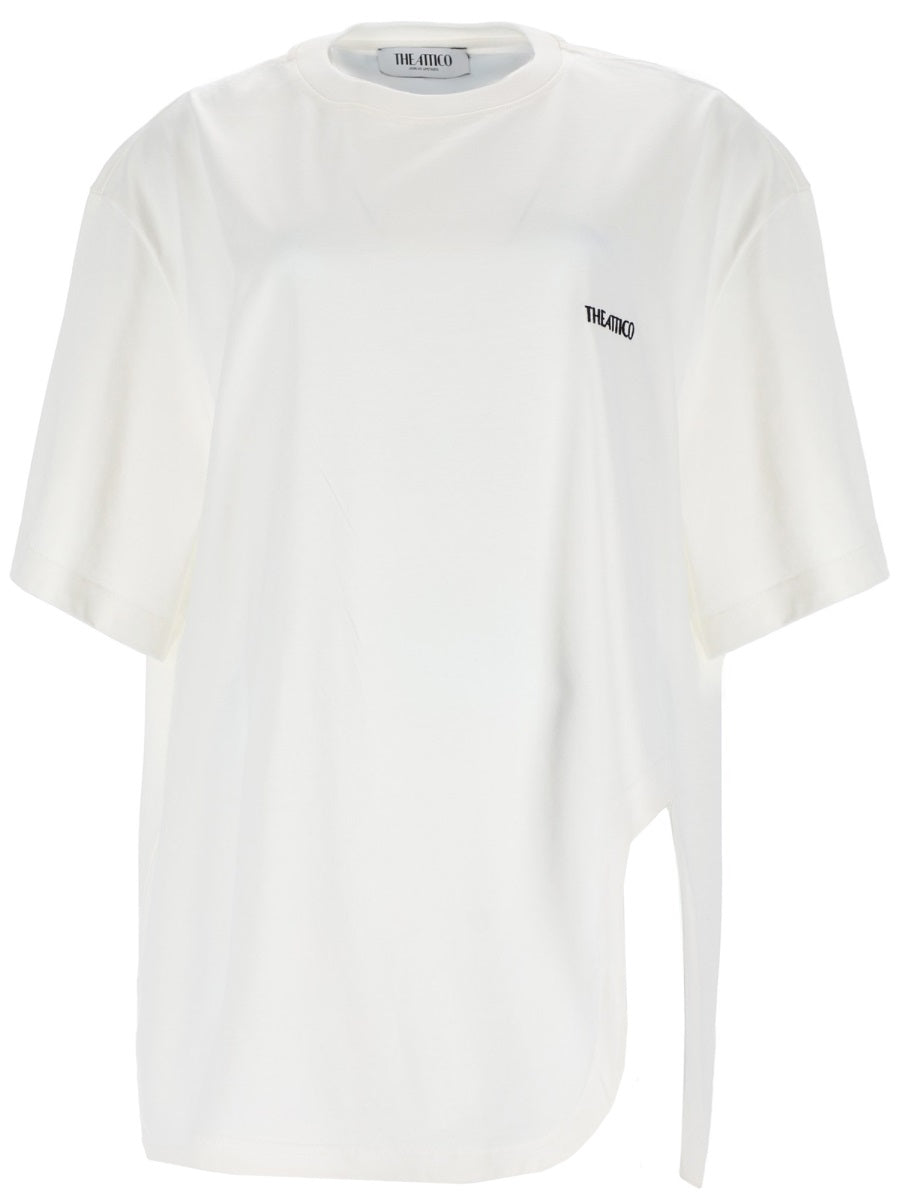 The Attico Women T-Shirt With Logo THE ATTICO