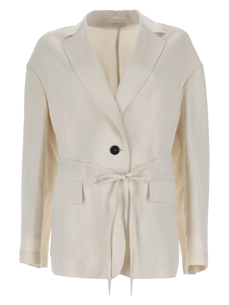 Brunello Cucinelli Women Belted Jacket BRUNELLO CUCINELLI