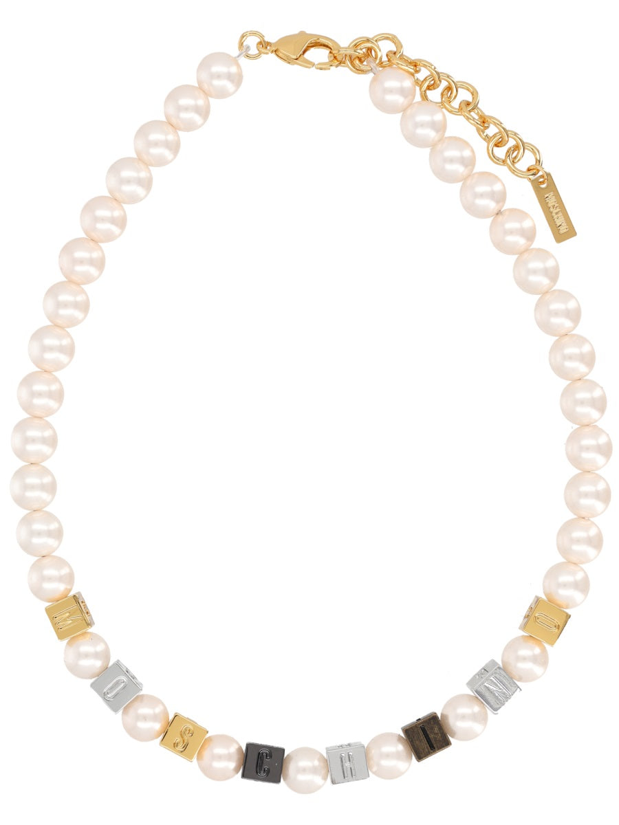 Moschino Women Pearl Necklace MOSCHINO